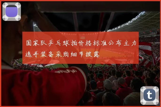国家队乒乓球拍价格标准公布主力选手装备采购细节披露