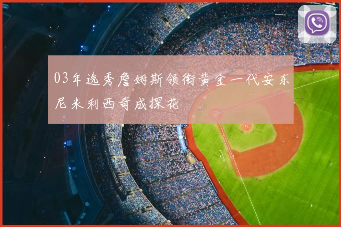 03年选秀詹姆斯领衔黄金一代安东尼米利西奇成探花